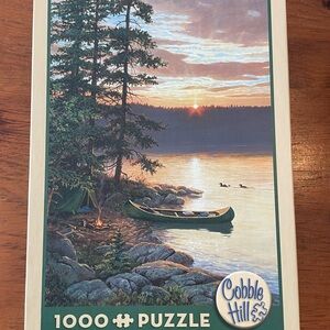 Cobble Hill Serene Lake Sunset Puzzle